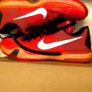 Kobe 10s red lava